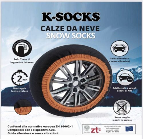 CALZE DA NEVE TAGLIA L GRAMMATURA 540gr.
