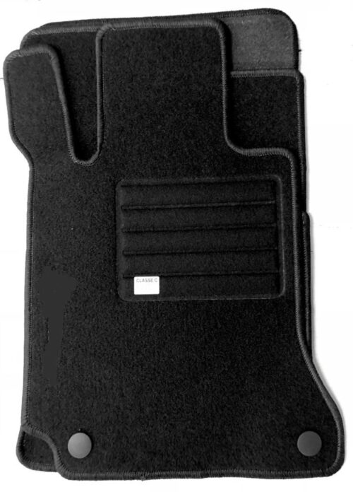 SERIE TAPPETI ANTERIORE E POSTERIORE PER MERCEDES CLASSE C (W204) 04-2007/09-2014
