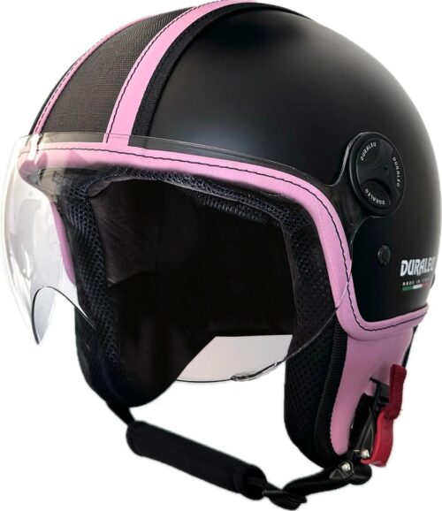 Casco "Team" Nero Rosa Duraleu